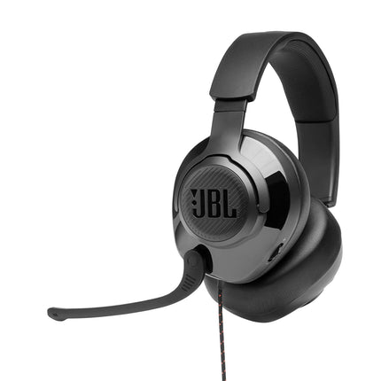 JBL Quantum 200 Wired Over-Ear Gaming Headphones- Black