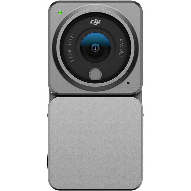 DJI Action 2 Power Combo (128GB) Action Camera with Extended Battery Module, 155° FOV, Magnetic Attachments, Stabilization Technology, Waterproof Camera Ideal