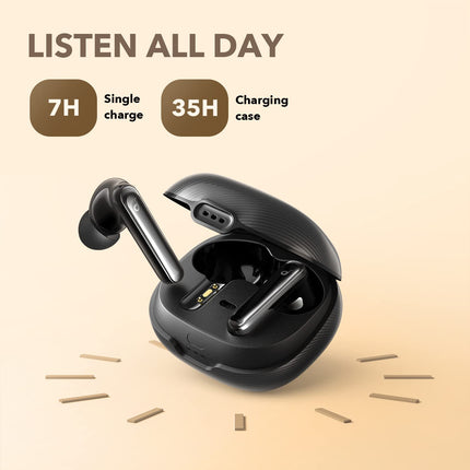 Anker Soundcore Life Note 3 Active Noise cancellation Bluetooth Headset  (Black, On the Ear)