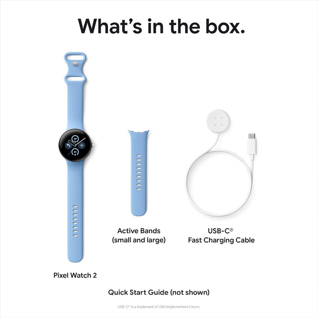 Google Pixel Watch 2 with the Best of Fitbit and Google - Heart Rate Tracking, Stress Management, Safety Features - Android Smartwatch