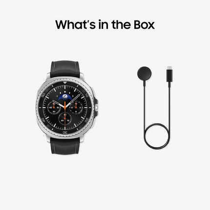 Samsung Galaxy Watch 8 Classic (2025) 46mm Bluetooth Smartwatch, Cushion Design, Rotating Bezel, Quick Button, Sleep Coaching, Running Coach, Energy Score, Black (BRAND NEW/SEALED)