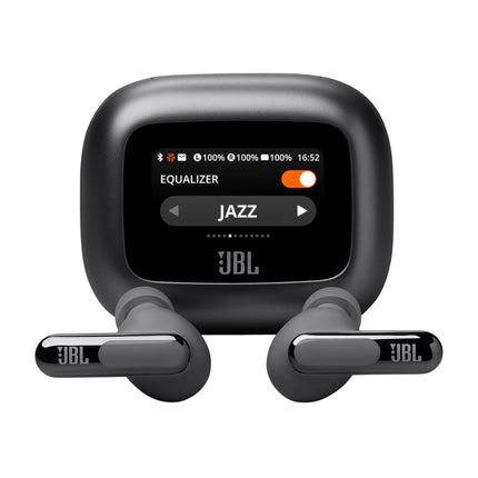 JBL New Launch Live Beam 3, Hi-Res Audio True ANC TWS, Smart Case with Touch Display (Black)