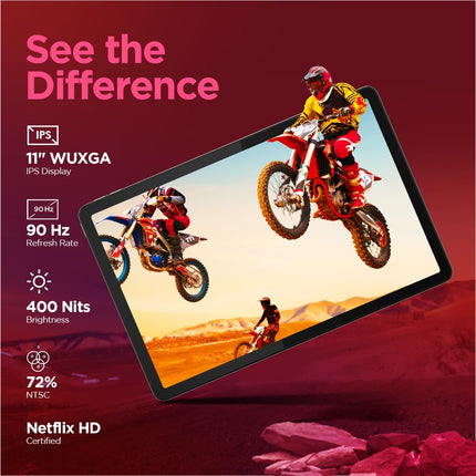 Lenovo Tab M11 | Wi-Fi | 11 Inch Screen | 90 Hz, 72% NTSC, FHD Display| Quad Speakers with Dolby Atmos|Octa-Core Processor |13 MP Rear Camera, Green