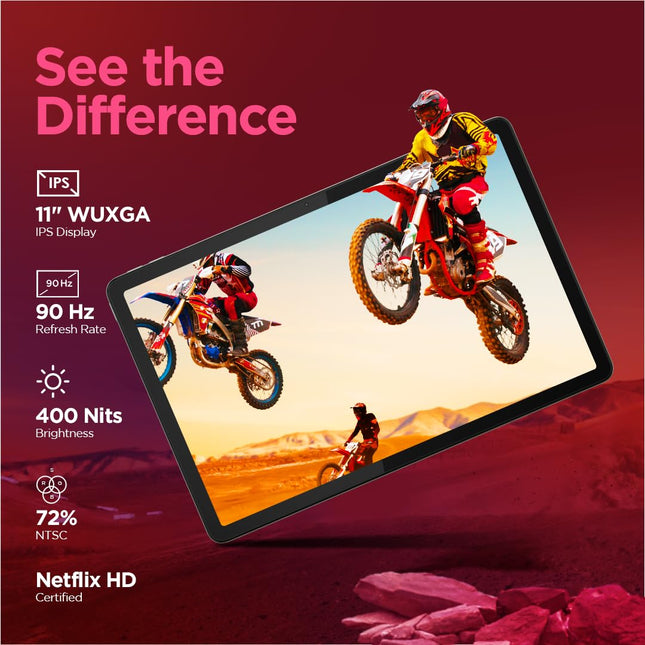 Lenovo Tab M11 | Wi-Fi | 11 Inch Screen | 90 Hz, 72% NTSC, FHD Display| Quad Speakers with Dolby Atmos|Octa-Core Processor |13 MP Rear Camera, Green (BRAND NEW/SEALED)
