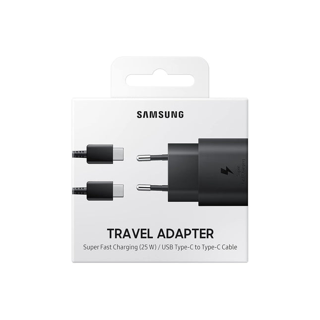 Samsung Original 25W Type-C Travel Adaptor Without Cable, Black