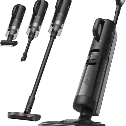 Dreame H12 Dual Smart Wet Dry Upright Vacuum, Floor Cleaner Mop Combo 4-in-1 Cordless Stick Vacuum for Multi-Surface, One-Step Self Cleaning with Hot Air Drying