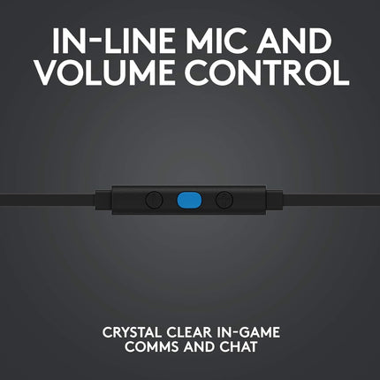 Logitech G333 Wired in Ear Earphones with Mic