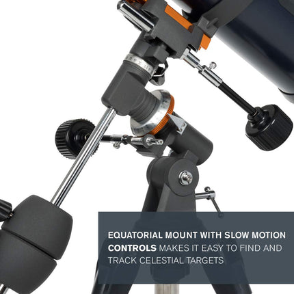 Celestron AstroMaster 130 EQ Telescope (Grey) (Without Counterweights)