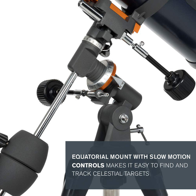 Celestron AstroMaster 130 EQ Telescope (Grey) (Without Counterweights)