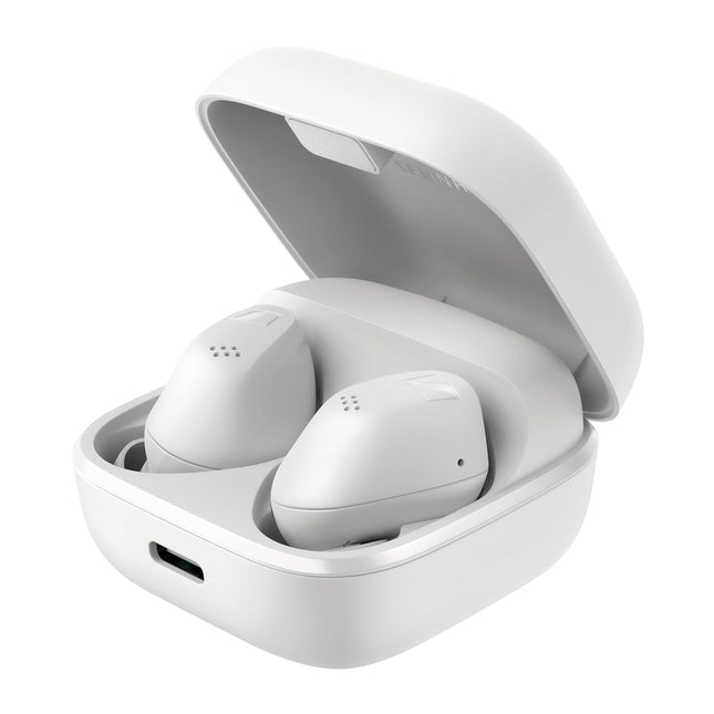 Sennheiser Accentum True Wireless in Ear Earbuds with Bluetooth 5.3 & Auracast Technology,Crystal-Clear Sound,28 Hr Battery,Touch Interface,Hybrid ANC,IP54 Black - Unboxify