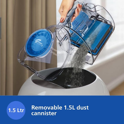 Philips PowerPro FC9352/01-Compact Bagless Vacuum Cleaner for Home |1900Watts for Powerful Suction |Compact and Lightweight| PowerCyclone 5 Technology and MultiClean Nozzle |2 Years Warranty