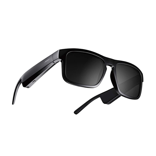 Bose Frames Tenor - Rectangular Polarized, Audio Sunglasses, Bluetooth, Open-Ear Headphones, Water Resistant and Advance Mic System, Black