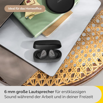 Jabra Connect 5t Work from Home True Wireless In Ear Bluetooth Earbuds with Hybrid Active Noise Cancellation (ANC), 6-mic call technology and Bluetooth Multipoint
