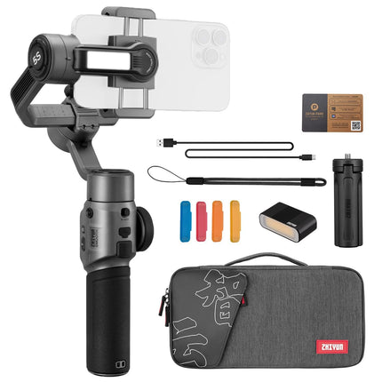 Zhiyun Smooth 5S Professional Gimbal Stabilizer for Smartphone - Gray