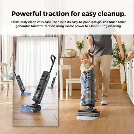 Dreame H12 Core Water & Dust Vacuum Cleaner, Lightweight, Smart, Cordless Vacuum Cleaner for Hard Floors, Intelligent Dirt Detection, Self-Cleaning, Wood, Vinyl and Other Hard Floors
