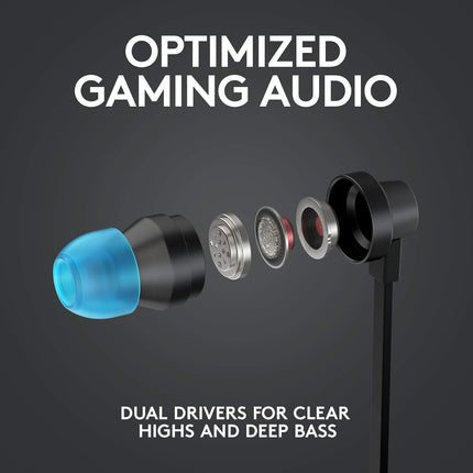 Logitech G333 Wired in Ear Earphones with Mic