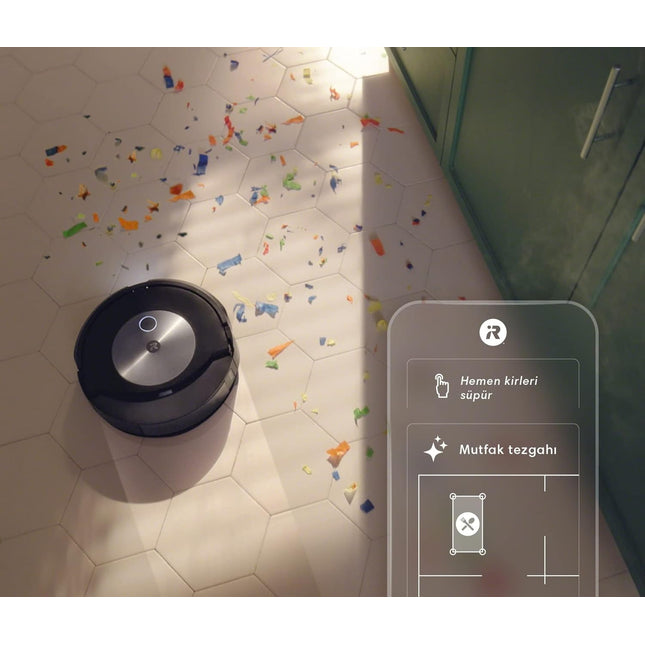 Irobot Roomba Combo J7 Robot Vacuum & Mop - Automatically Vacuums and Mops Without Needing to Avoid Carpets, Identifies & Avoids Obstacles, Smart Mapping, Alexa, Ideal for Pets, Graphite