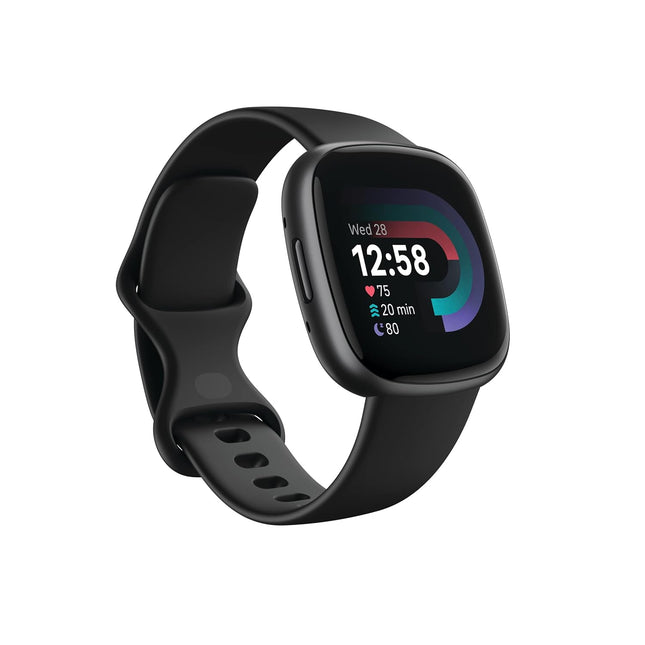 Fitbit Versa 4 Fitness Smartwatch with Daily Readiness, GPS, 24/7 Heart Rate, 40+ Exercise Modes, Sleep Tracking and more, One Size (S & L Bands Included)