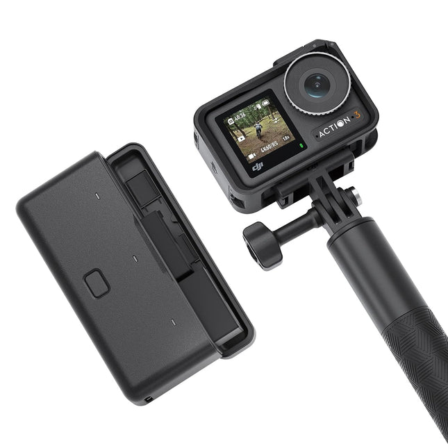 DJI Osmo Action 3 Optical Zoom 4X Adventure Combo, Black