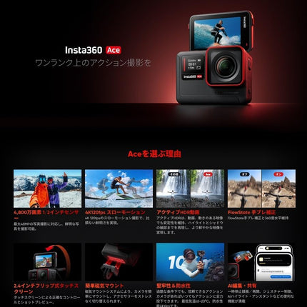 Insta360 Ace 6K Action Camera - 2.5