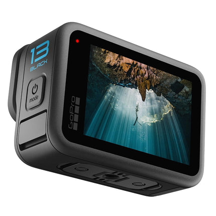 GoPro HERO13 Black Special Bundle Includes - HERO13 Black Camera, Handler, 2-Enduro Batteries, 2-Curved Adhesive Mounts, 64GB MicroSD Card, Hard Carrying Case(1-Yr International+1-Yr India Warranty)