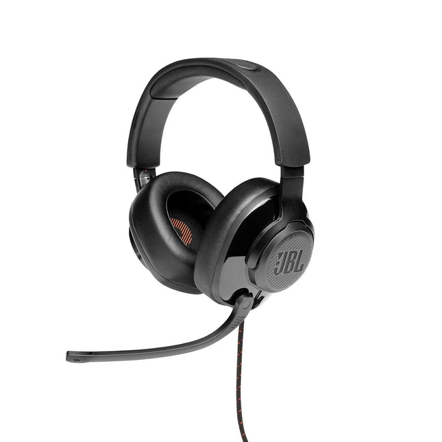 JBL Quantum 200 Wired Over-Ear Gaming Headphones- Black