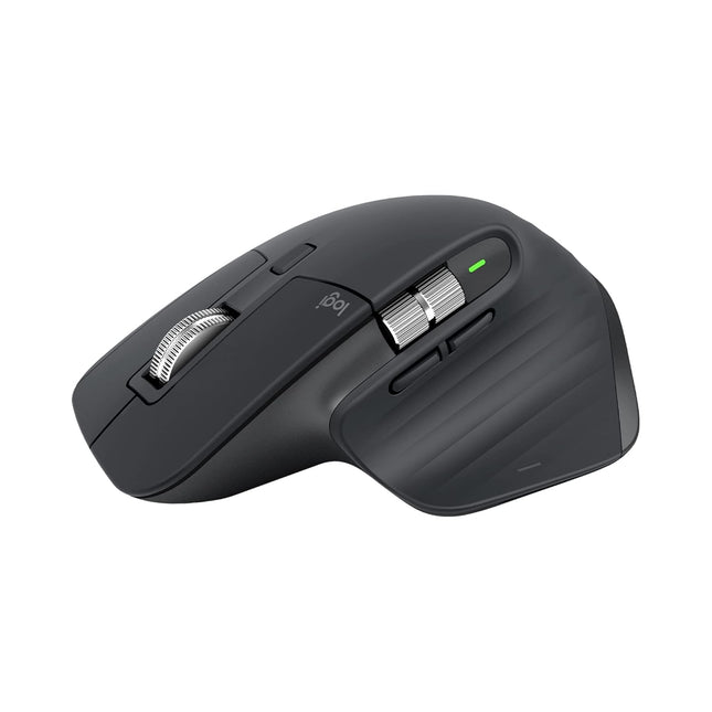 Logitech MX Master 3S with Free Adobe Subscription - Wireless Performance Mouse with Ultra-Fast Scrolling, Ergo, 8K DPI, Track on Glass, Quiet Clicks, USB-C, Bluetooth - Graphite