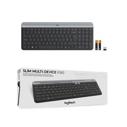Logitech K580 Slim Multi-Device Wireless Keyboard Bluetooth/Receiver