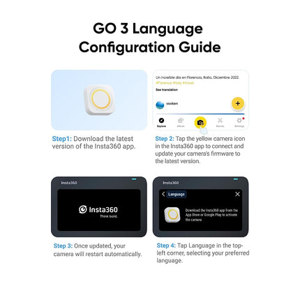 insta360 GO 3 (64GB) - Small & Lightweight Action Camera (64 GB)