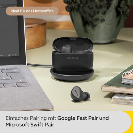 Jabra Connect 5t Work from Home True Wireless In Ear Bluetooth Earbuds with Hybrid Active Noise Cancellation (ANC), 6-mic call technology and Bluetooth Multipoint