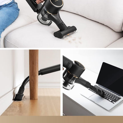 DREAME R10 Pro Cordless Stick Vacuum Cleaner, 65 Mins Long Runtime Stick Vacuum, Lightweight and Anti-Tangle, 150 AW Robust Suction Handheld Vacuum for Hard Floor, Pet Hair and Carpet