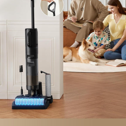 Dreame H12 Dual Smart Wet Dry Upright Vacuum, Floor Cleaner Mop Combo 4-in-1 Cordless Stick Vacuum for Multi-Surface, One-Step Self Cleaning with Hot Air Drying