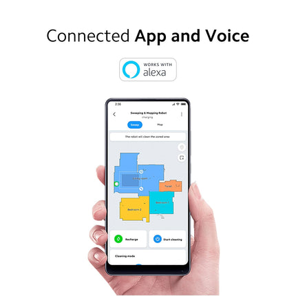 Xiaomi Robot Vacuum-Mop 2Pro , 3000 Pa Strong Suction, 5200 mAh Battery,Professional Mopping 2.0, Next gen LDS Laser Navigation , Alexa & Google Assistant Enabled