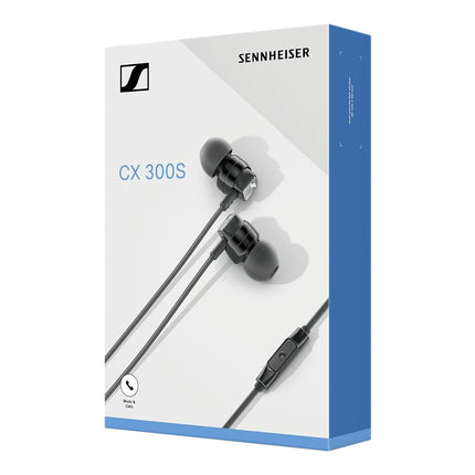 Sennheiser CX 300s Wired in Ear Earphones with Mic (Black)