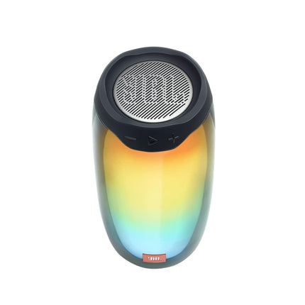 JBL Pulse 4, Wireless Portable Bluetooth Speaker with Customizable Ambient Lightshow, Signature Sound with Bass Radiator, PartyBoost, IPX7 Waterproof & Type C