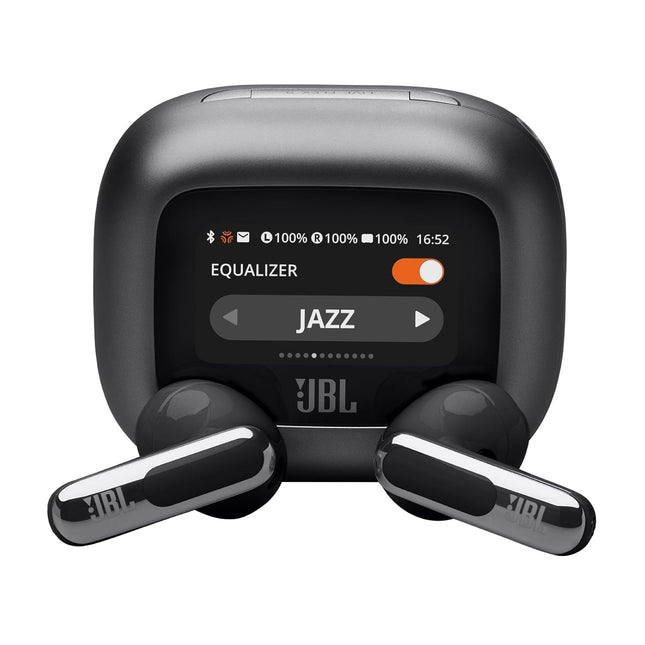 JBL New Launch Live Flex 3 TWS, Hi-Res Audio True ANC Earbuds, Smart Case with Touch Display,50H Playtime,Wireless Charging,6 Mic,Multipoint Connection,Ip55 Proof,Headphones App,Personi-Fi 3.0 (Blue)