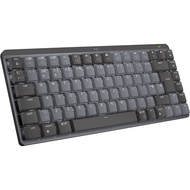 Logitech MX Mechanical Mini Wireless Illuminated Keyboard with Free Adobe Subscription, Linear Switches, Backlit, Bluetooth, USB-C