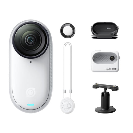 insta360 GO 3S - 64 GB 4K Tiny Portable Vlogging Camera, Hands-Free POVs, Mount Anywhere, Stabilization, 140 Min Battery Life, 10m Waterproof, Pet POV (BRAND NEW/SEALED) - Unboxify