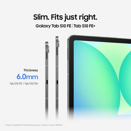 Samsung Galaxy Tab S10 FE, S Pen in-Box, 27.7 cm (10.9 inch) LCD Display, 8 GB RAM, 128 GB Storage, Wi-Fi Tablet, Gray