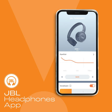 JBL Tune 520BT Wireless On Ear Headphones with Mic, Pure Bass Sound, Upto 57 Hrs Playtime