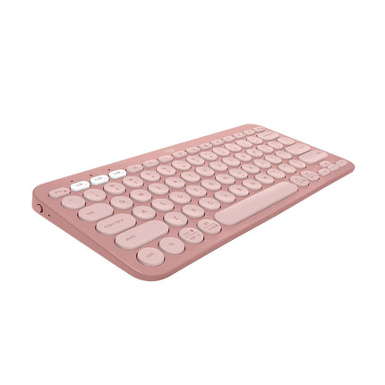 Logitech Pebble Keys 2 K380s, Multi-Device Bluetooth Wireless Keyboard with Customisable Shortcuts, Slim and Portable, Easy-Switch for Windows, macOS, iPadOS, Android, Chrome OS