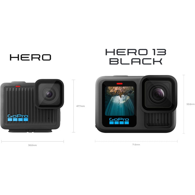 GoPro Hero - Compact Waterproof Action Camera with 4K Ultra HD Video, 12MP Photo, Touch Screen