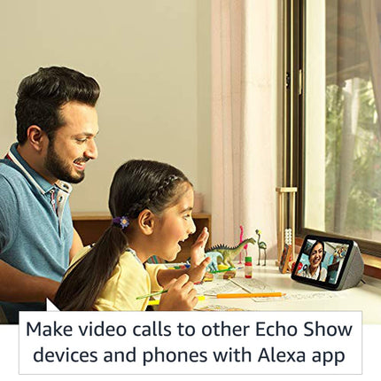 Amazon Echo Show 8 (1st Gen) – Smart display with Alexa - 20.32 cm (8") HD screen with stereo sound – White