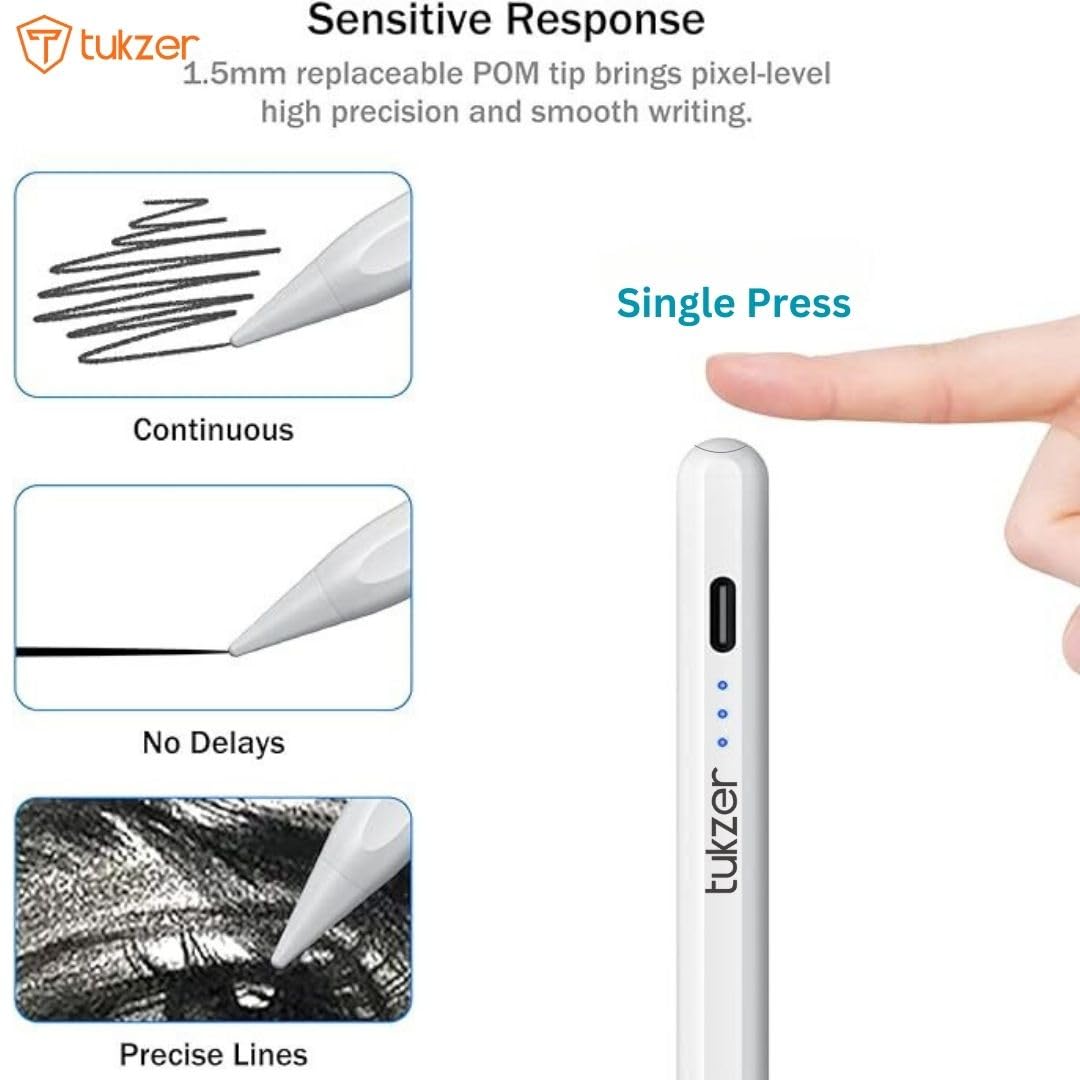 Ipad Stylus Pen Touch Screen Stylus, Universal High Sensitive & Precision Capacitive Disc Tip Pe Pen For Ipad