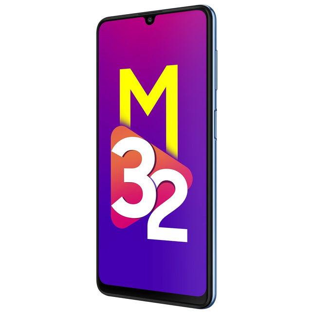 Samsung Galaxy M32 (Light Blue, 4GB RAM, 64GB | FHD+ sAMOLED 90Hz Display | 6000mAh Battery | 64MP Quad Camera
