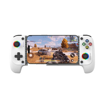 EvoFox Deck Smartphone Gamepad with iPhone/Android, XBOX, HID & Keymap mode for Android | Bluetooth v5.0 | Dual Vibration motors | Magnetic Hall 3D Joysticks | RGB Lighting and Backlit Controls
