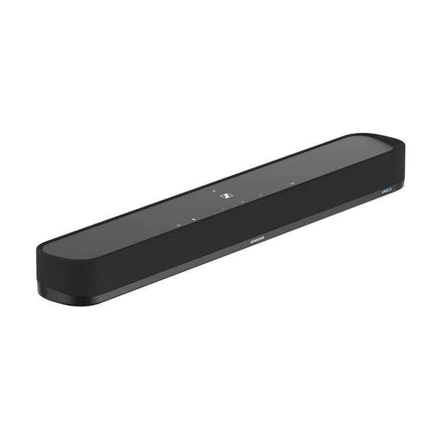Sennheiser AMBEO Soundbar Mini - Dolby Atmos, 250 Watts Immersive 3D Audio,Room Size up to 250 sq ft, Movies & Music - Multiple Connectivity (Bluetooth, Wi-Fi), Designed in Germany, 2 Yr Warranty