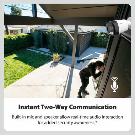 CP PLUS 2.4MP Dual Light Bullet CCTV Camera | Full HD 1080p Resolution | Smart Dual IR & Warm Light | Two-Way Talk (VoxaCam) | 30m Night Vision | 3.6mm Lens | CP-UMC-TA24L3-L