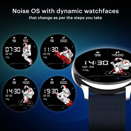 Noise Newly Launched Vortex Plus 1.46” AMOLED Display, AoD, BT Calling, Sleek Metal Finish, 7 Days Battery Life, All New OS with 100+ Watch Faces & Health Suite (Space Blue)