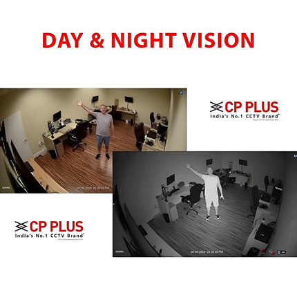CP Plus 2.4MP IR Bullet Camera with Support Built in Mic | 1080P Full HD Recording | Max 30fps| Illumination Range of 20 Mtrs, IP67 – CP-URC-TC24PL2C Support Built-in Mic [CP-URC-TC24PL2C-V3]